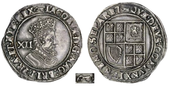 A Die Study of James I Shillings – Second Issue, mm Key – Gary